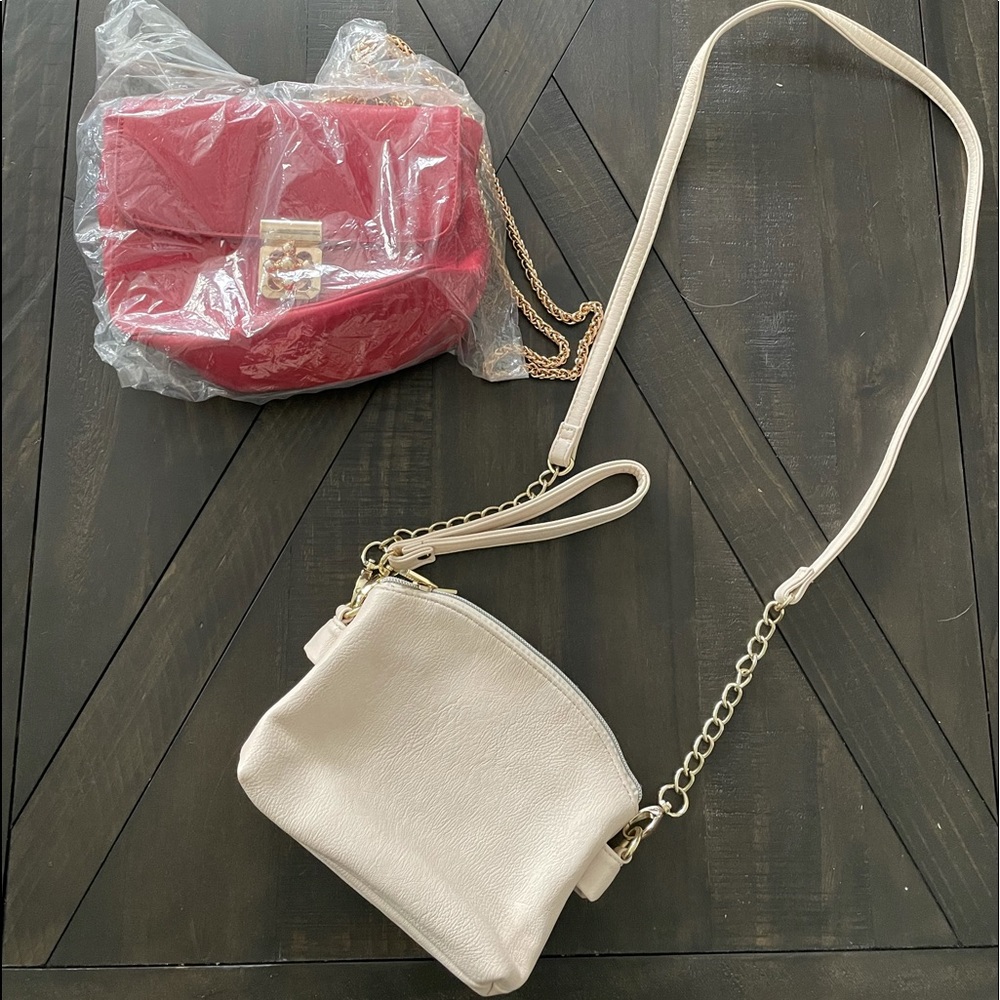 2 Charming Charlie Purses, EUC